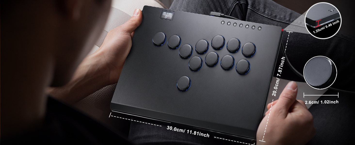 haute42 hitbox controller leverless controller leverless arcade stick haute fightstick fight pad
