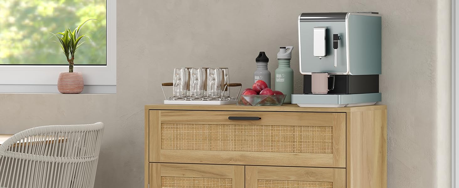 rattan sideboard