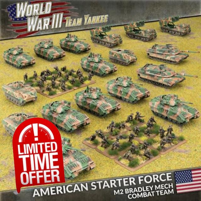 Flames of War - Team Yankee - American Starter Force M2 Bradley Mech Combat Team