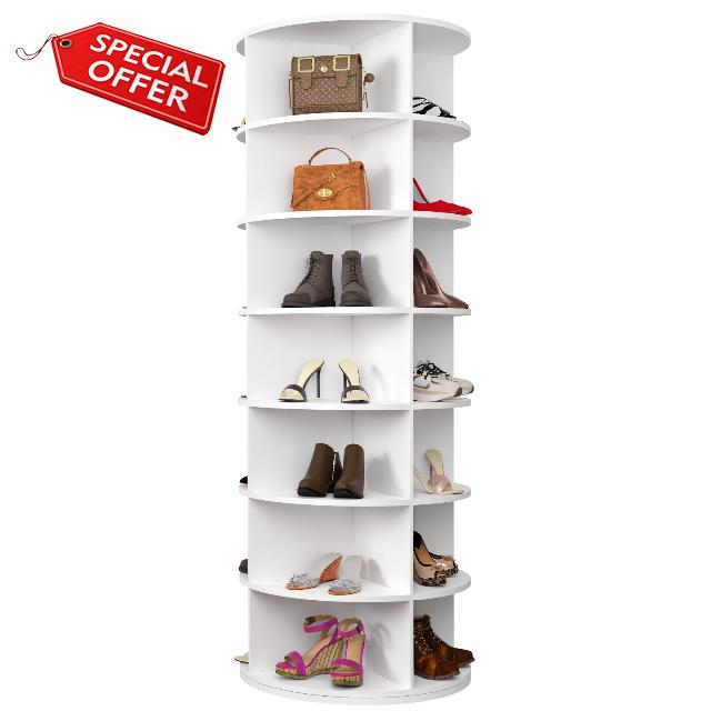 Hestiasko Rotating Shoe Rack