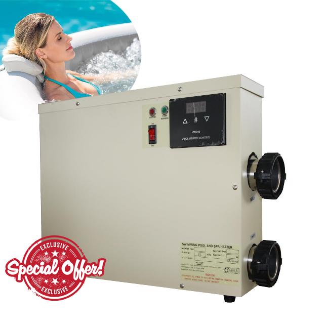 Upgrade pool heater-11KW 220V thermostat Electric Swimming Pool Heater