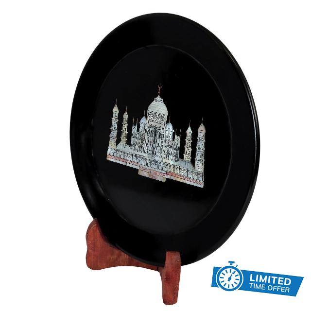 Taj Mahal Marble Plate