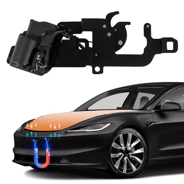 Power Frunk Soft Closing Lock for Tesla Front Trunk Auto Close Electric Suction Cover Automatic Lock Closer Compatible with Tesla (2024 Tesla Model 3 Soft Close Frunk)
