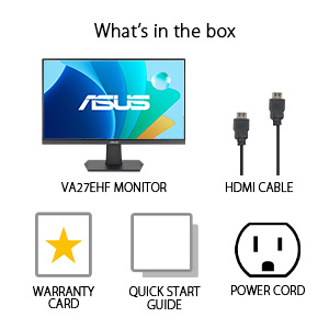 ASUS 27” 1080P Eye Care Gaming Monitor (VA27EHF)