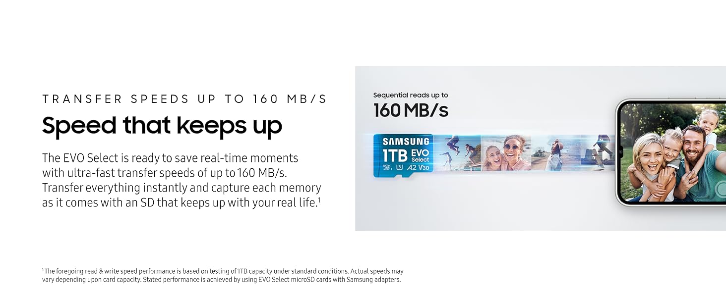 Samsung EVO Select + Adapter MicroSD