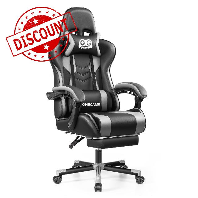 Gaming Chair with Footrest
