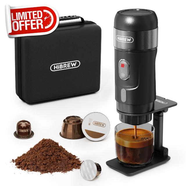 HIBREW H4A 3-in-1 Portable Coffee Maker for Car