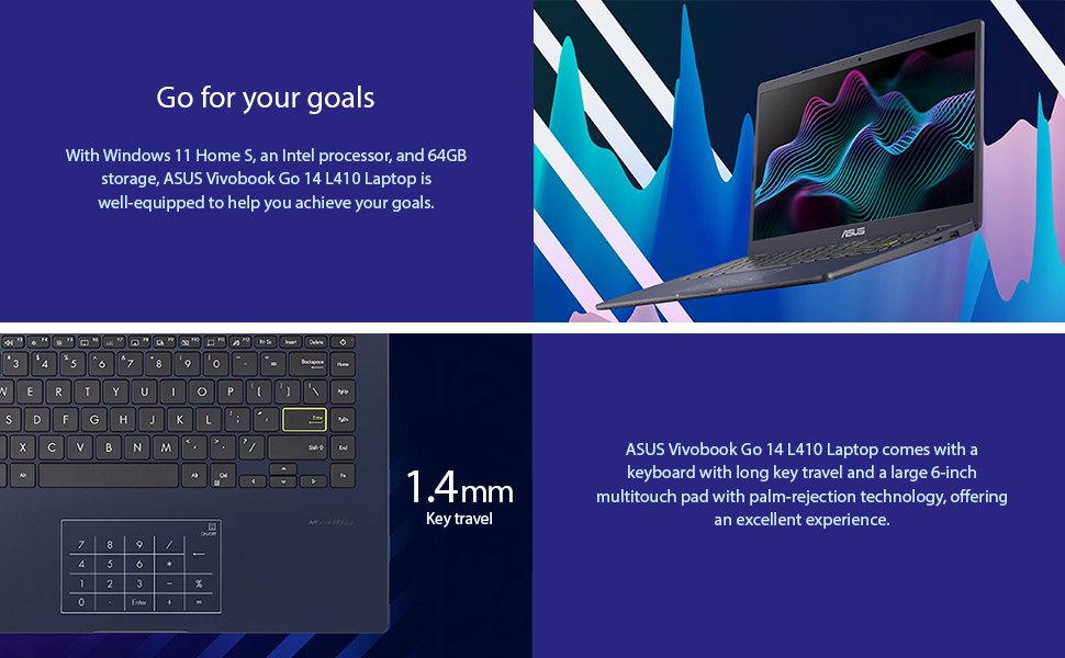 ASUS Vivobook Go 14 L410 Ultra Thin Laptop