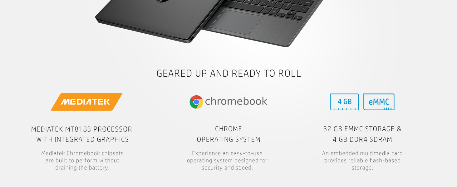 Hewlett-packard hp-laptop chrome-book computer 11-inch wire-less touch-screen computadora portable