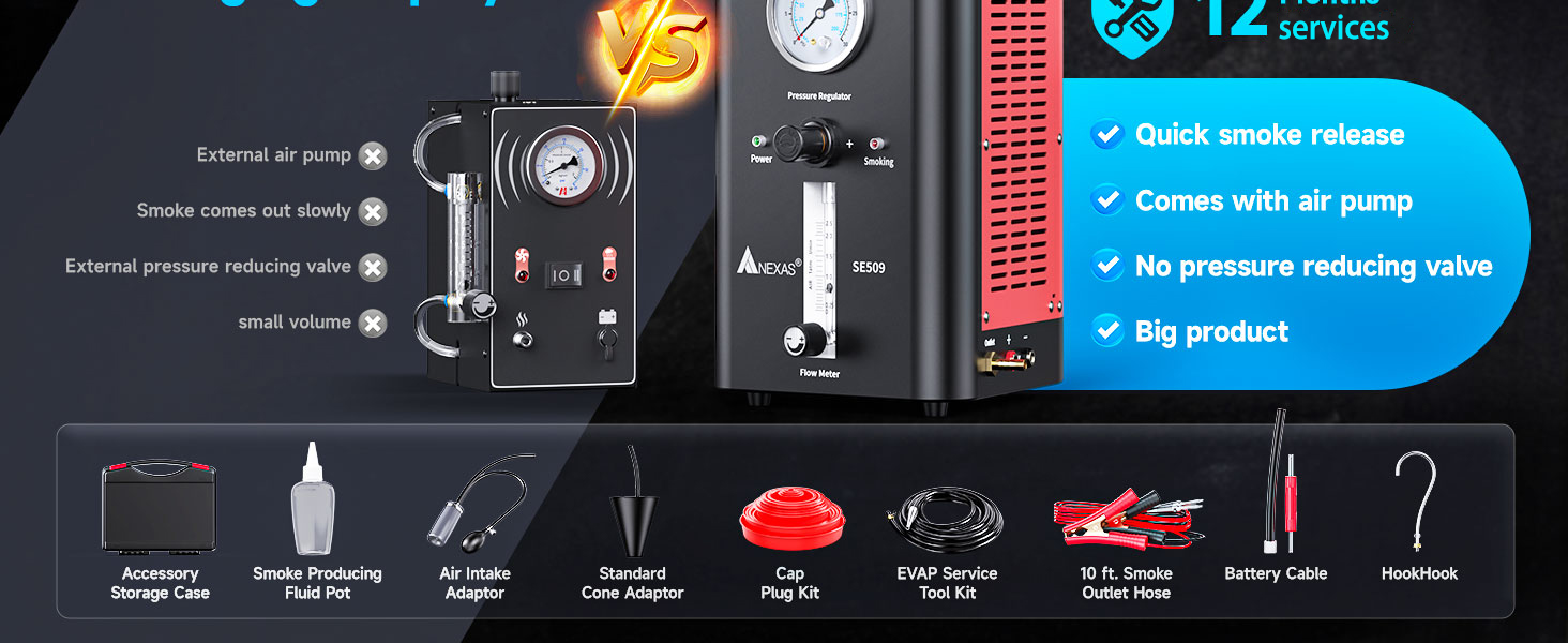 SE509 smoke machine automotive