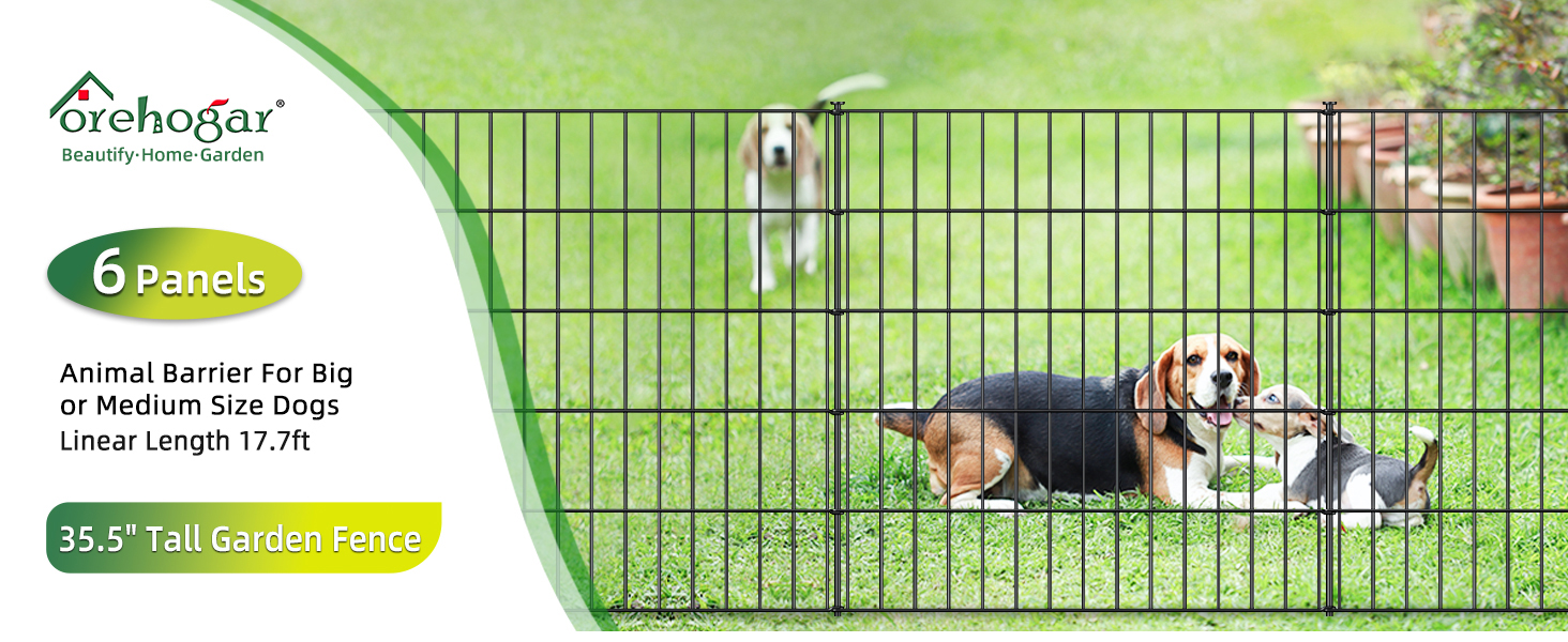 Flat Style Garden Fence 36×36×6-01