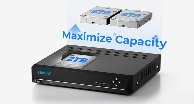 Equipped with a 2TB hard disk