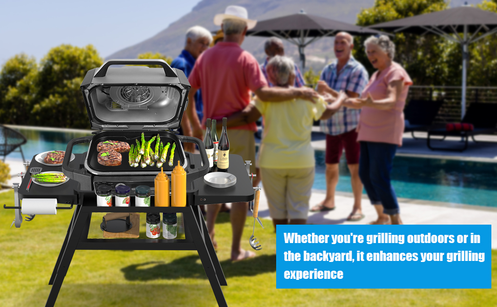 Adjustable Grill Stand