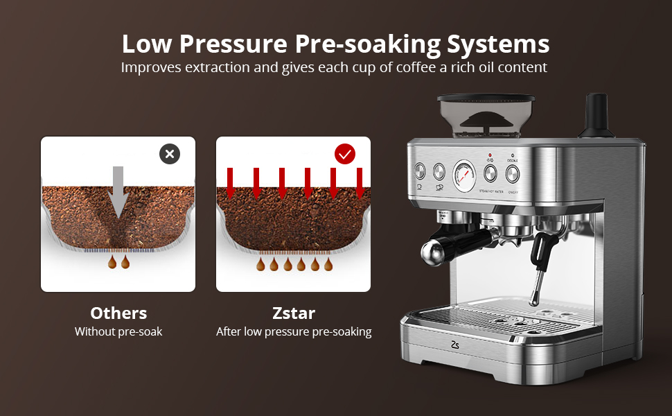 Semi-Automatic expresso coffee machine coffee espresso make cappuccino latte machine