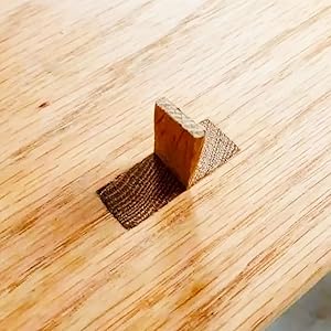 solid wood bench