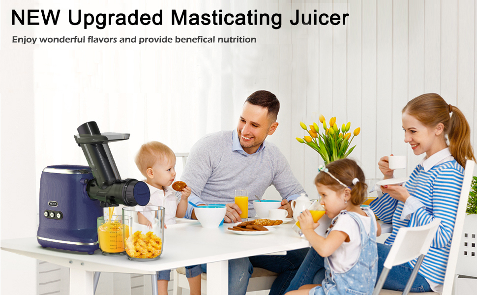 Masticating juicer