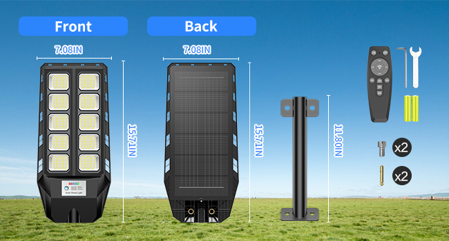 solar street lights outdoor dusk to dawn