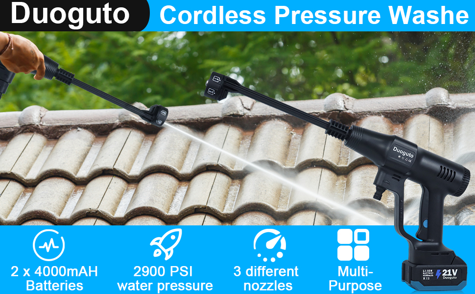 battery pressure washer