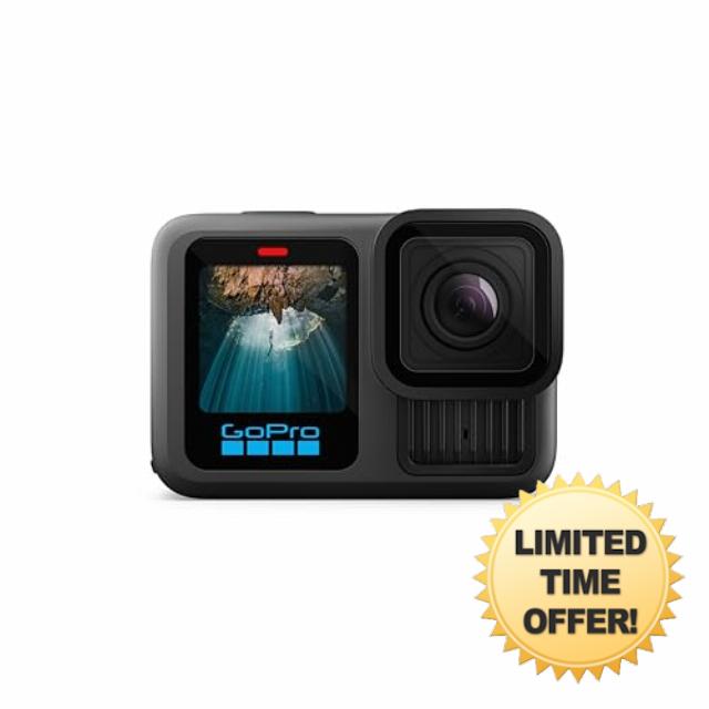GoPro HERO13 Black - Waterproof Action Camera with 5.3K60 Video