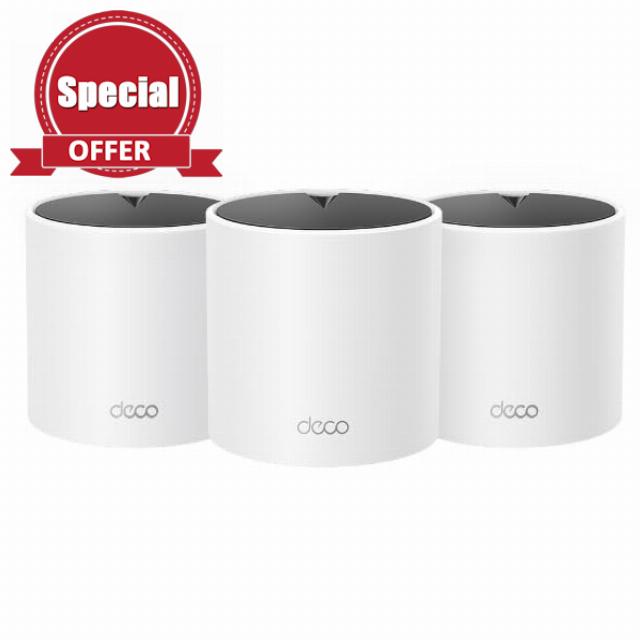 TP-Link Dual-Band AX1500 WiFi 6 Mesh Wi-Fi System (Deco X15) | Replaces Routers and Extenders | Covers up to 5