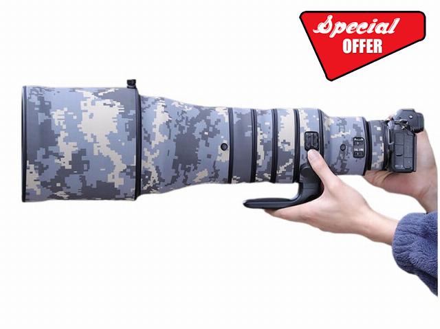 CHASING BIRDS Camouflage Waterproof Lens Coat for Nikon Z 400mm f/2.8 TC VR S Rainproof Lens Protective Cover (Digital Camouflage