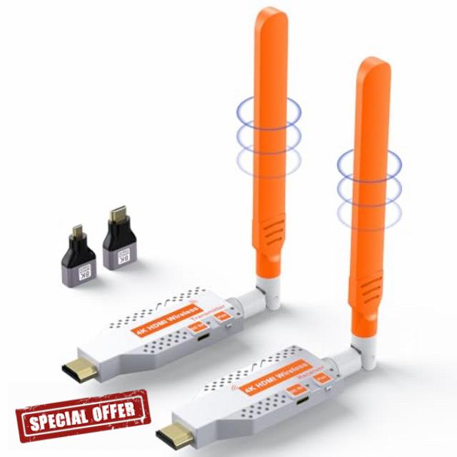 4K Wireless HDMI Transmitter and Receiver