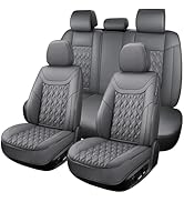 faux leather seat covers full set