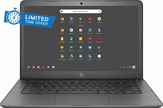HP 14-inch Chromebook HD Touchscreen Laptop PC (Intel Celeron N3350 up to 2.4GHz