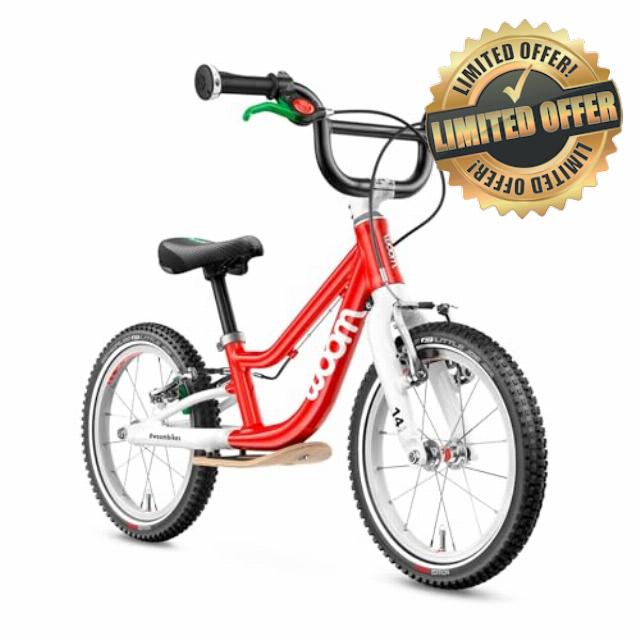 woom 1 Plus Balance Bike for Kids 3 to 4.5 Years Old