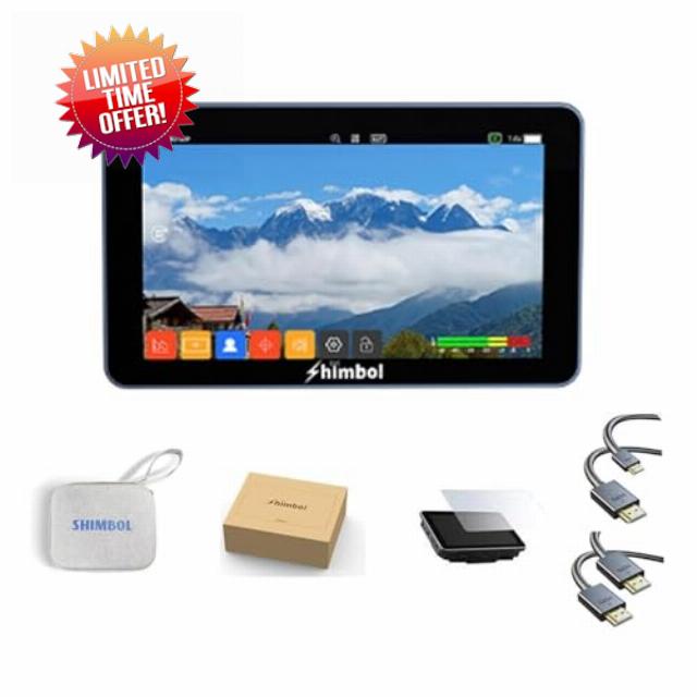 M5 5.5" 1200Nits 3D LUT 4K HDMI HDR Rec. 709 IPS Touchscreen On-Camera Field Monitor