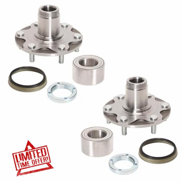 2 Front Wheel Hub Bearing Assembly Fit for Toyota 4 Runner 1996-2001 for Sequoia 2001-2007 for Tundra 2000-2006 for Tacoma 1999-2004 2WD Only