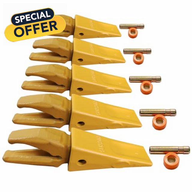 BDI Wear Parts Assembly Adapter 119-3204 Bolt On Shank /1U3202 Excavator Bucket Teeth/Pins 8E6208 Retainers 8E6209