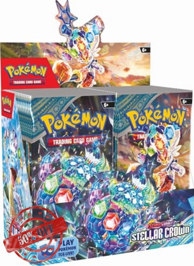 Pokemon TCG: Scarlet & Violet Stellar Crown Booster Box