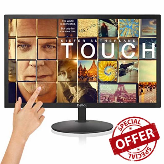 22 inch Touch Screen Monitoring LCD Display Security Camera Monitor Multifunction Interface HDMI