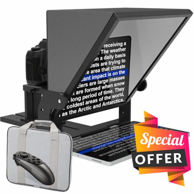 20-inch HD Wide-Angle teleprompter