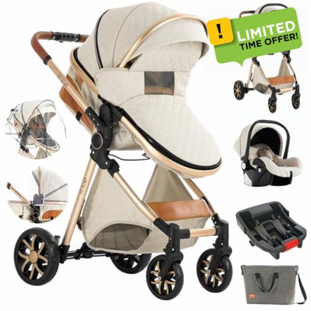 3 in 1 Baby Stroller Travel System Combo Set