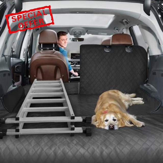 Heavy-Duty Leather SUV Cargo Liner for Fold Down Split Seats