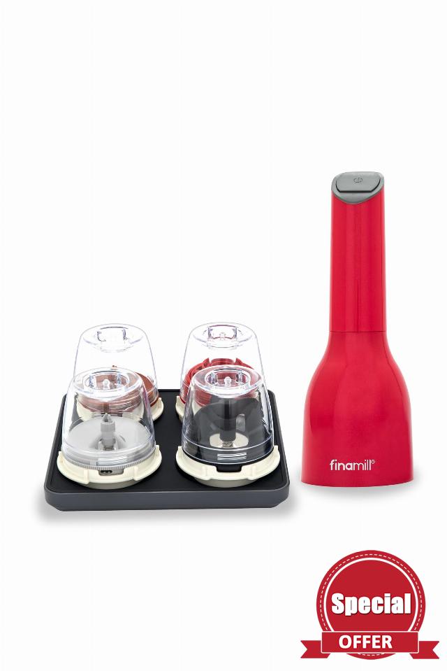 FinaMill’s Award-Winning Ultimate Spice Grinder Set – Adjustable Coarseness