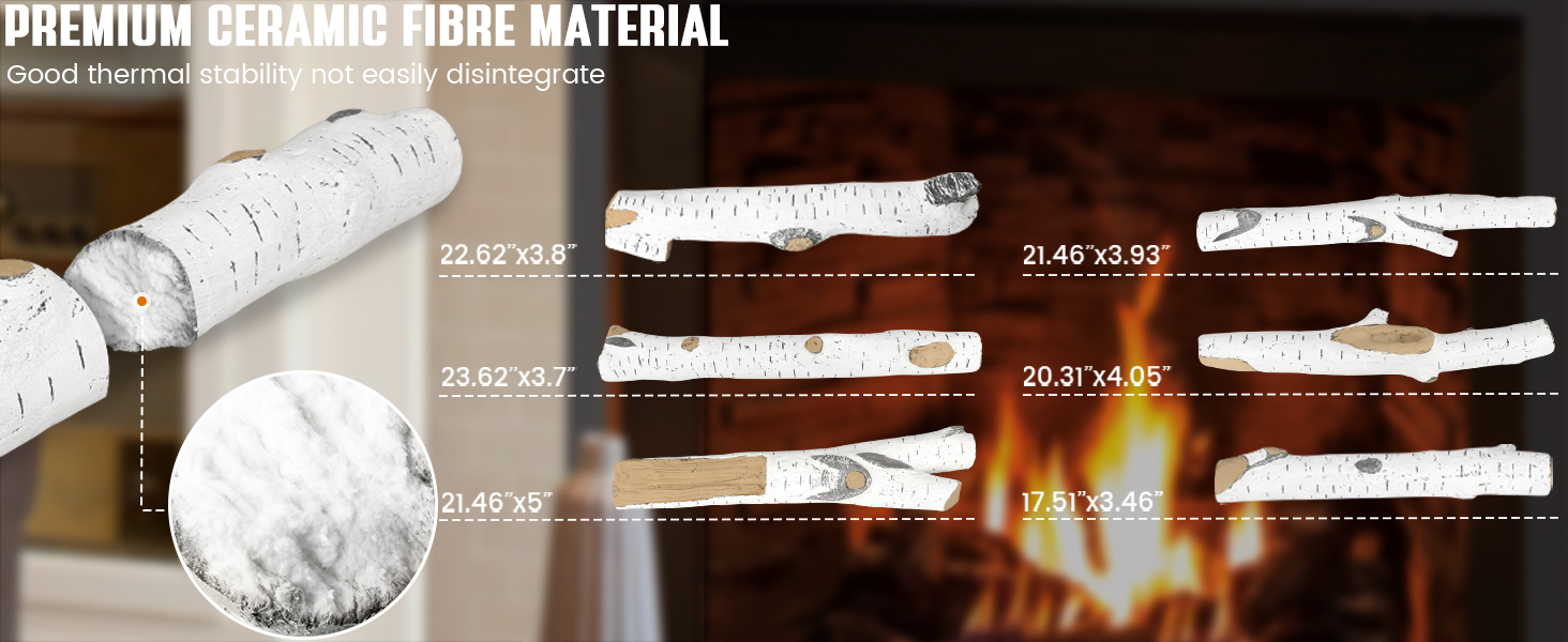 gas log for fireplace