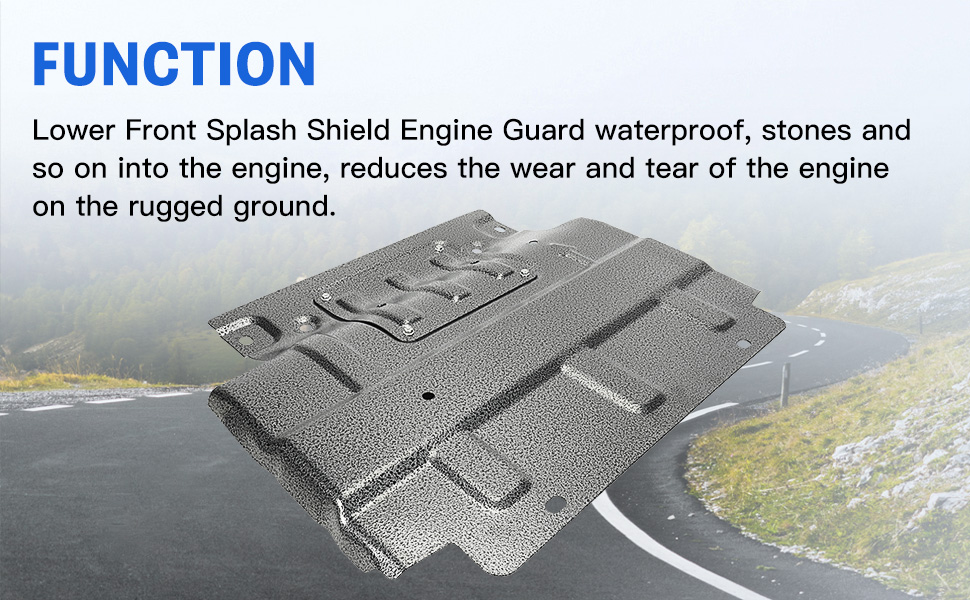 Lower Front Splash Shield Engine Guard