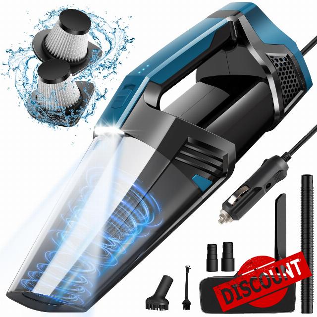 Car Vacuum - Portable Vacuum Cleaner with 16.4ft Cord