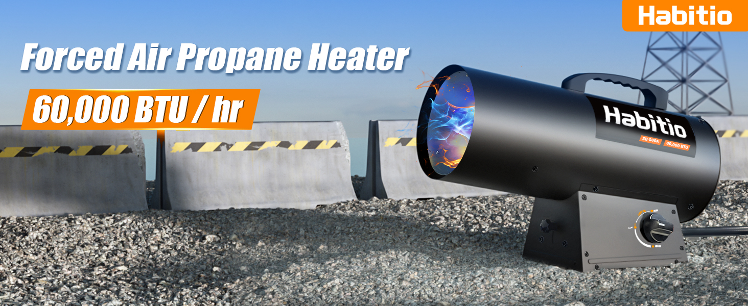 forced air propane heater