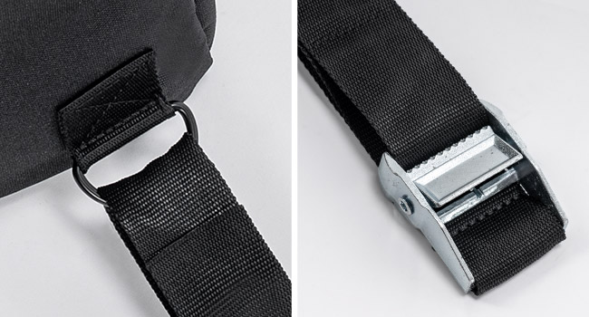 ADJUSTABLE STRAPS TO KEEP IN PLACE