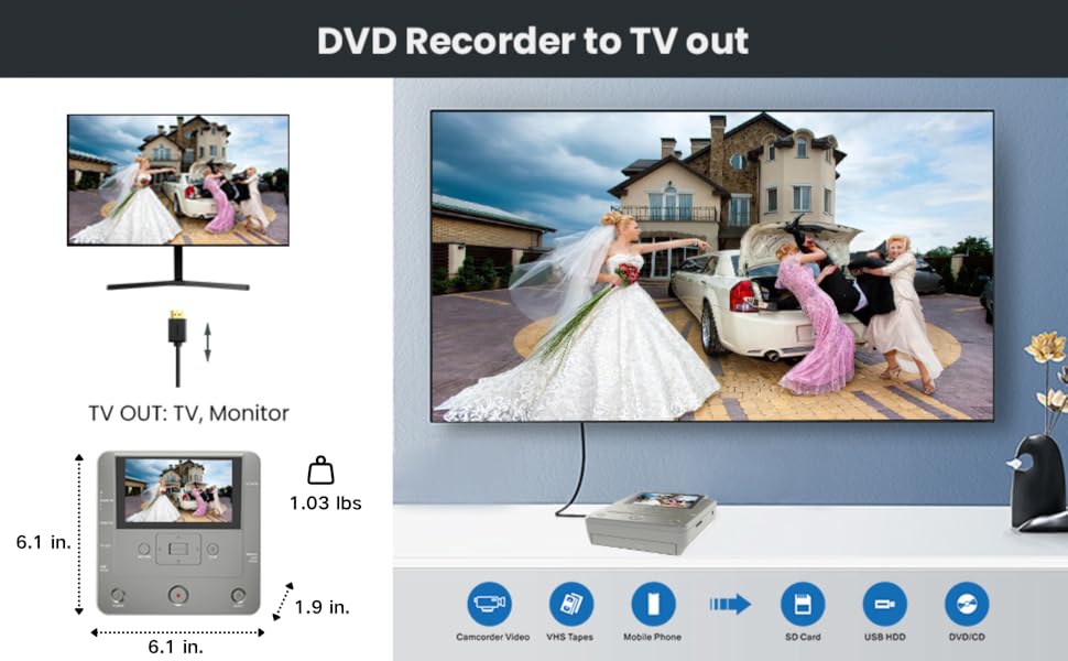 DVD Recorder,VHS Recorder,vhs to dvd recorder,VCR to DVD Recorder,dvd vhs combo recorder