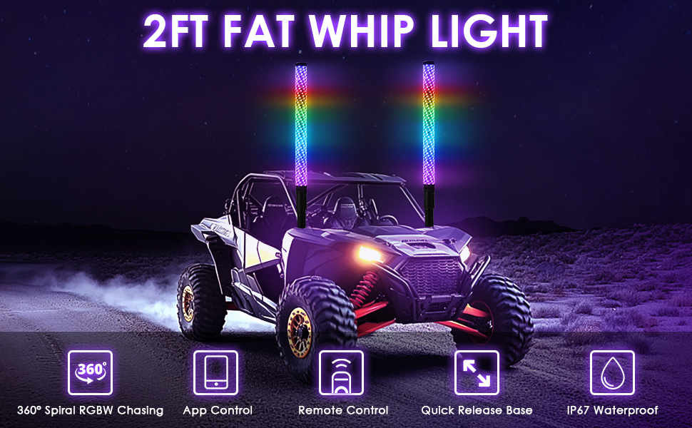 Fat Whip Lights 2ft
