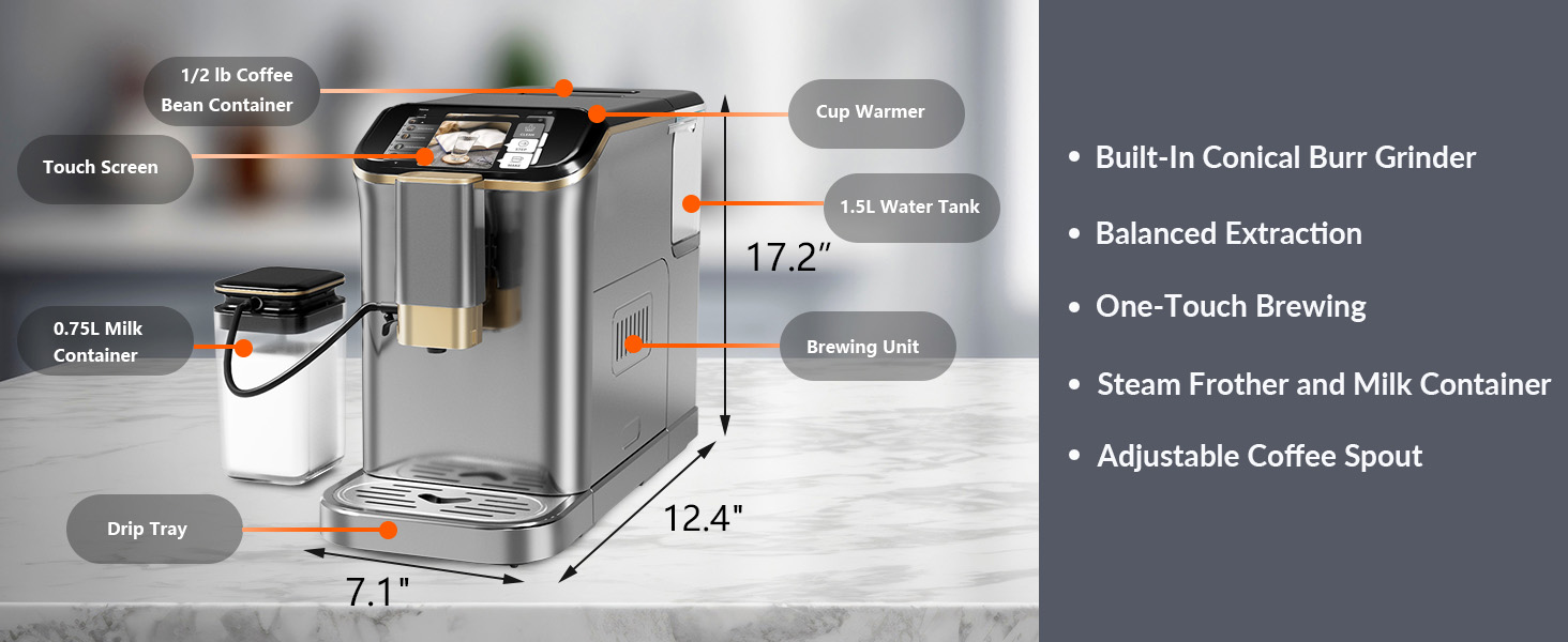 fully cappuccino eletta expresso latte stilosa super all dinamica explore one amazon