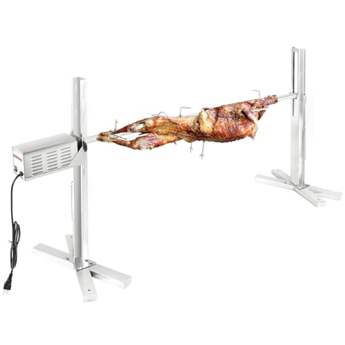 52" Outdoor Electric Stainless Steel Tripod Rotisserie Stand