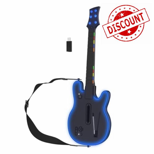 JOYTORN Wireless Guitar Controller Compatible with PS4/PC/PS3