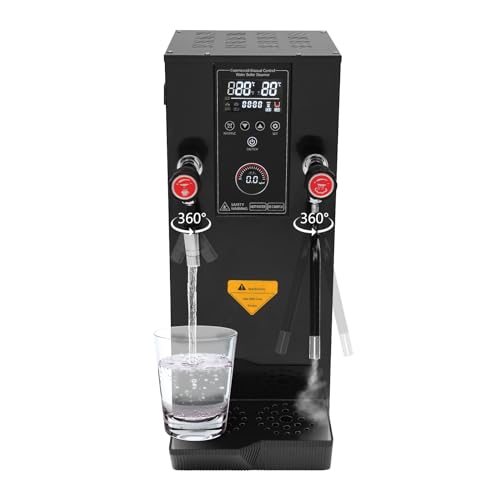 Black 3000W Fast Water Boiler with 12L Automatic Steam Boiling