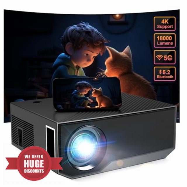 Projector with Wifi and Bluetooth